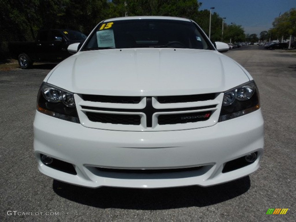 2013 Avenger SXT - New Bright White / Black/Light Frost Beige photo #14