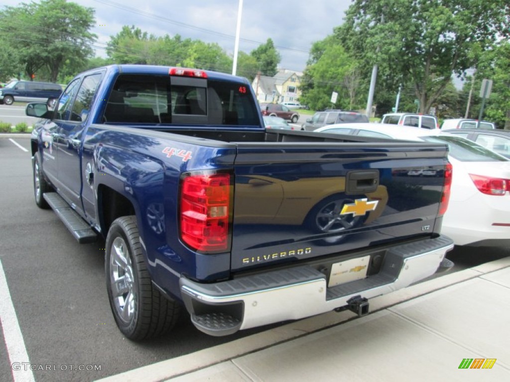 2014 Silverado 1500 WT Regular Cab 4x4 - Blue Topaz Metallic / Jet Black/Dark Ash photo #2