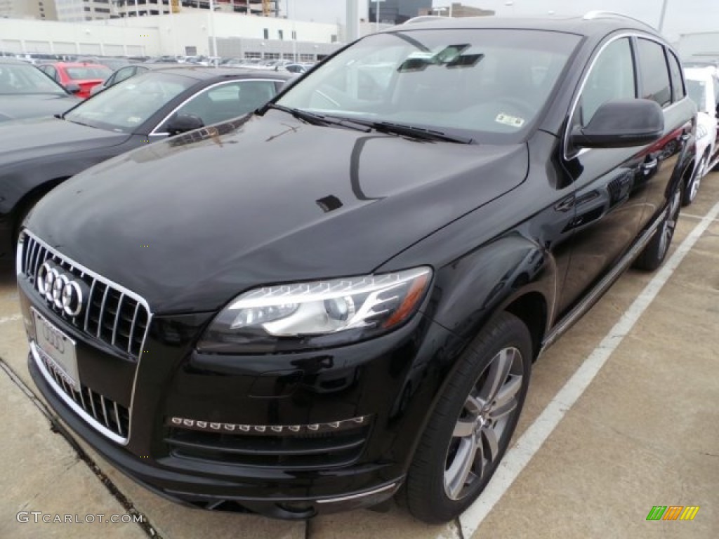Night Black 2014 Audi Q7 3.0 TDI quattro Exterior Photo #92117855