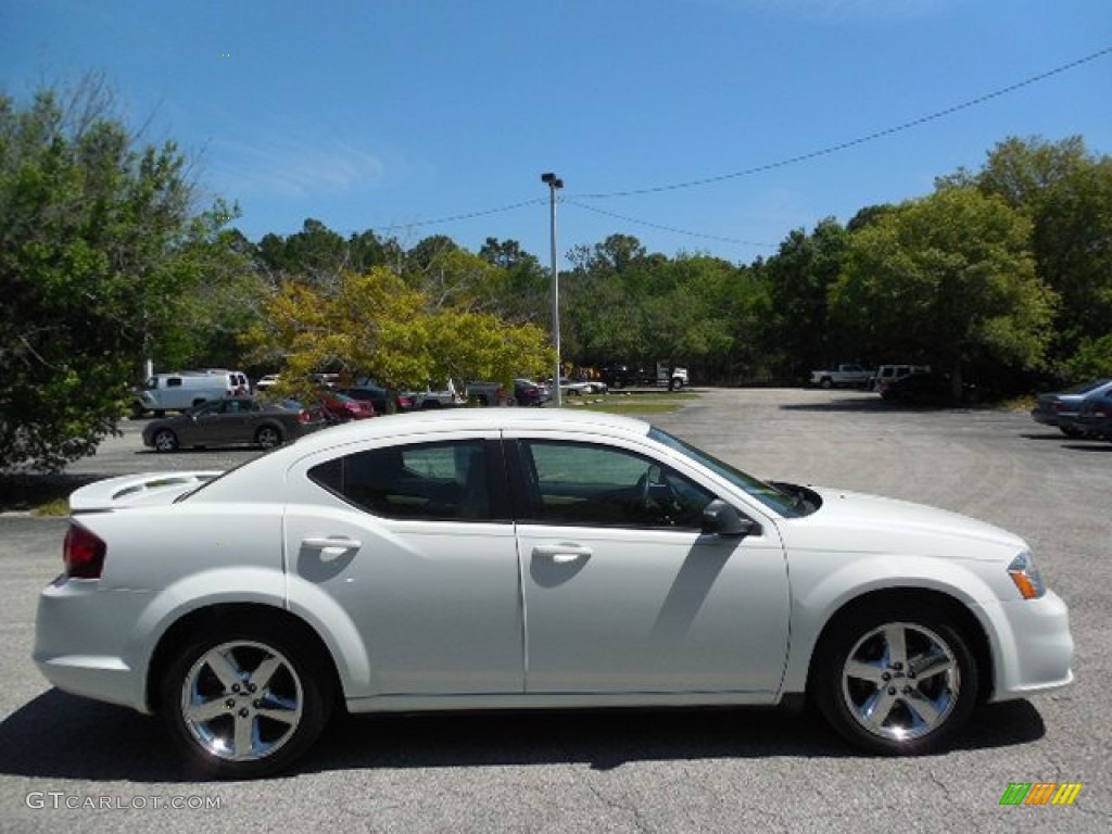 2013 Avenger SE - New Bright White / Black/Light Frost Beige photo #9