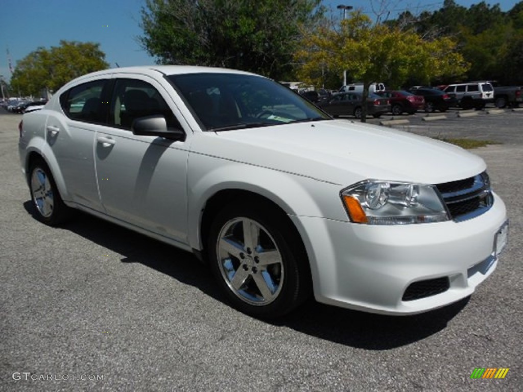 2013 Avenger SE - New Bright White / Black/Light Frost Beige photo #10