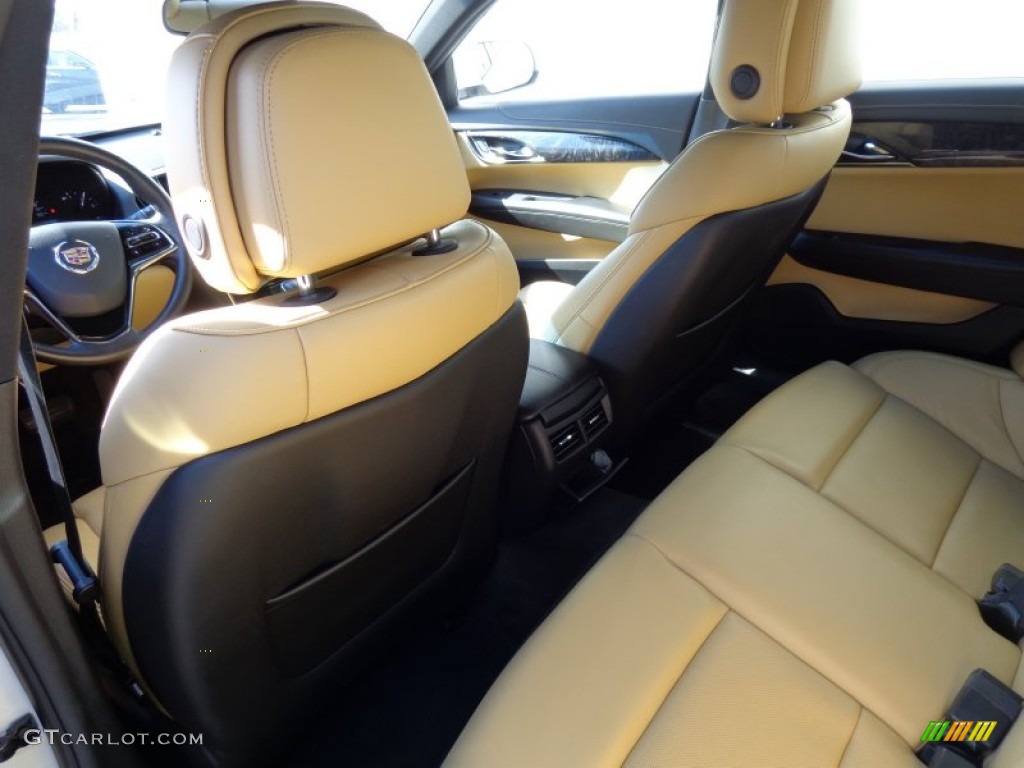 Caramel/Jet Black Accents Interior 2013 Cadillac ATS 3.6L Luxury Photo #92120057