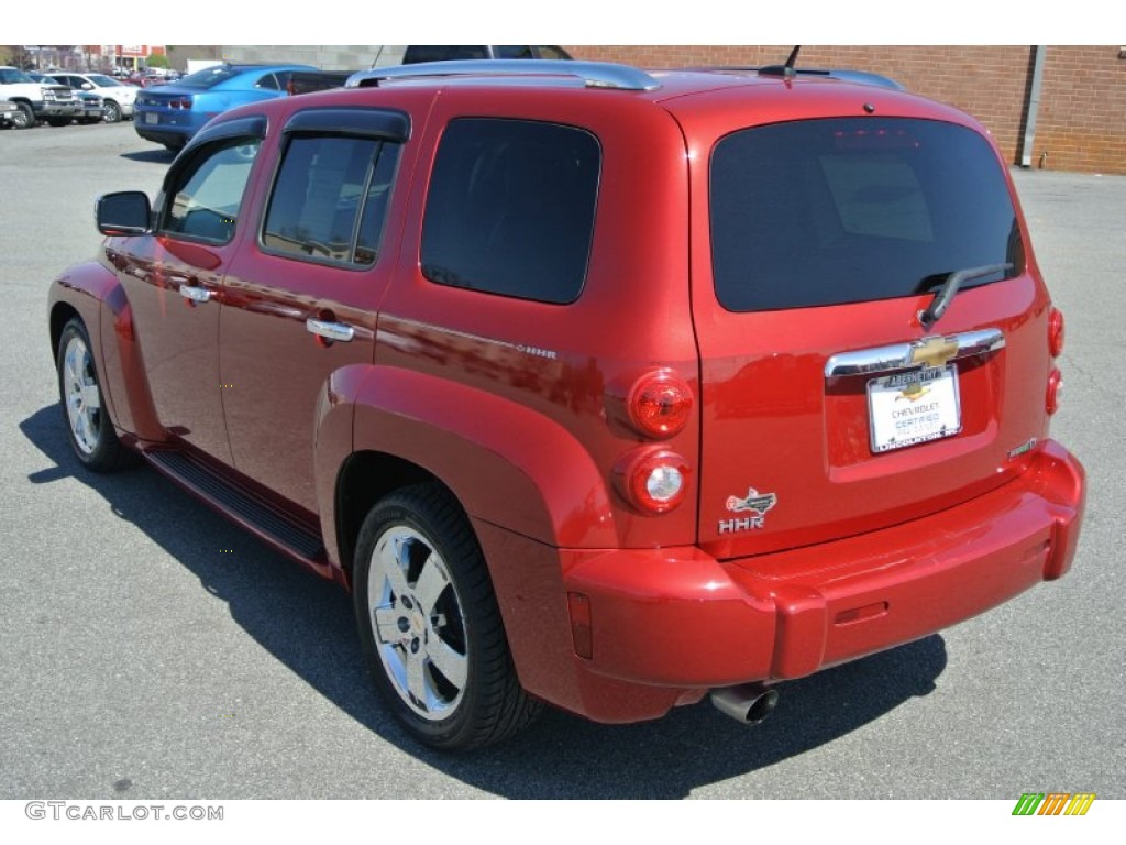 2011 HHR LT - Crystal Red Metallic Tintcoat / Ebony photo #4