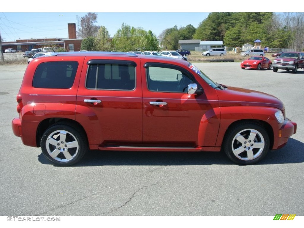 2011 HHR LT - Crystal Red Metallic Tintcoat / Ebony photo #6