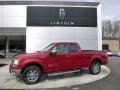 Red Candy Metallic 2012 Ford F150 Lariat SuperCab 4x4