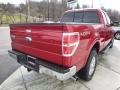 2012 Red Candy Metallic Ford F150 Lariat SuperCab 4x4  photo #5