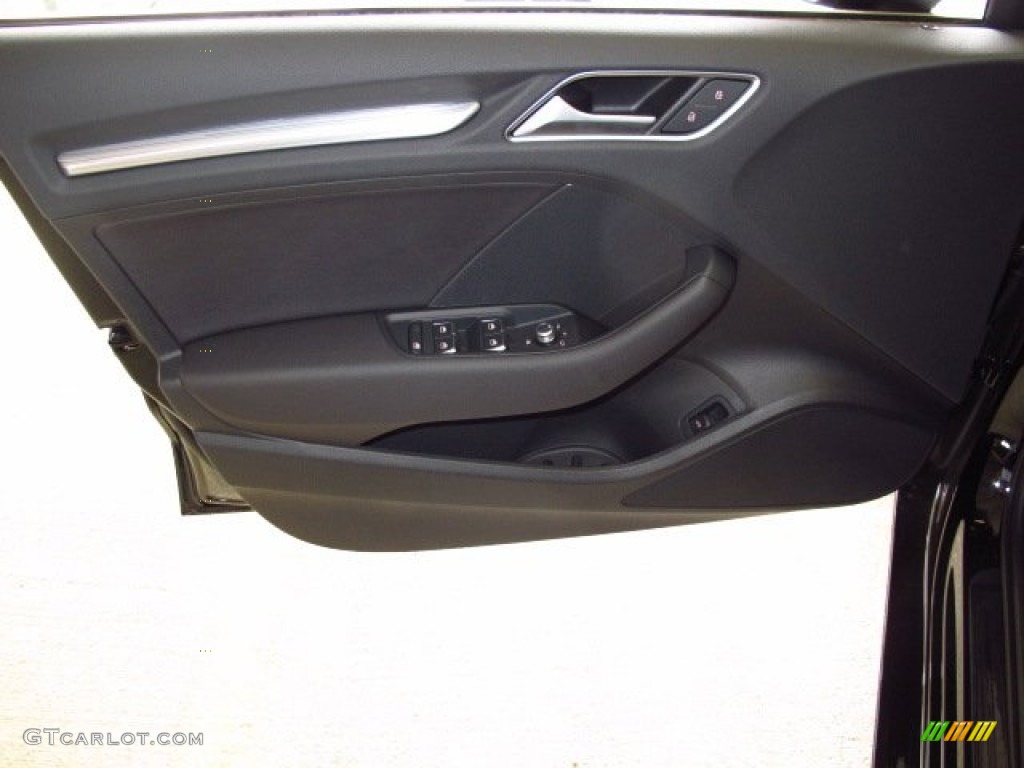 2015 Audi A3 2.0 Premium quattro Black Door Panel Photo #92122037