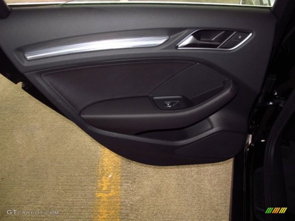 2015 Audi A3 2.0 Premium quattro Black Door Panel Photo #92122079