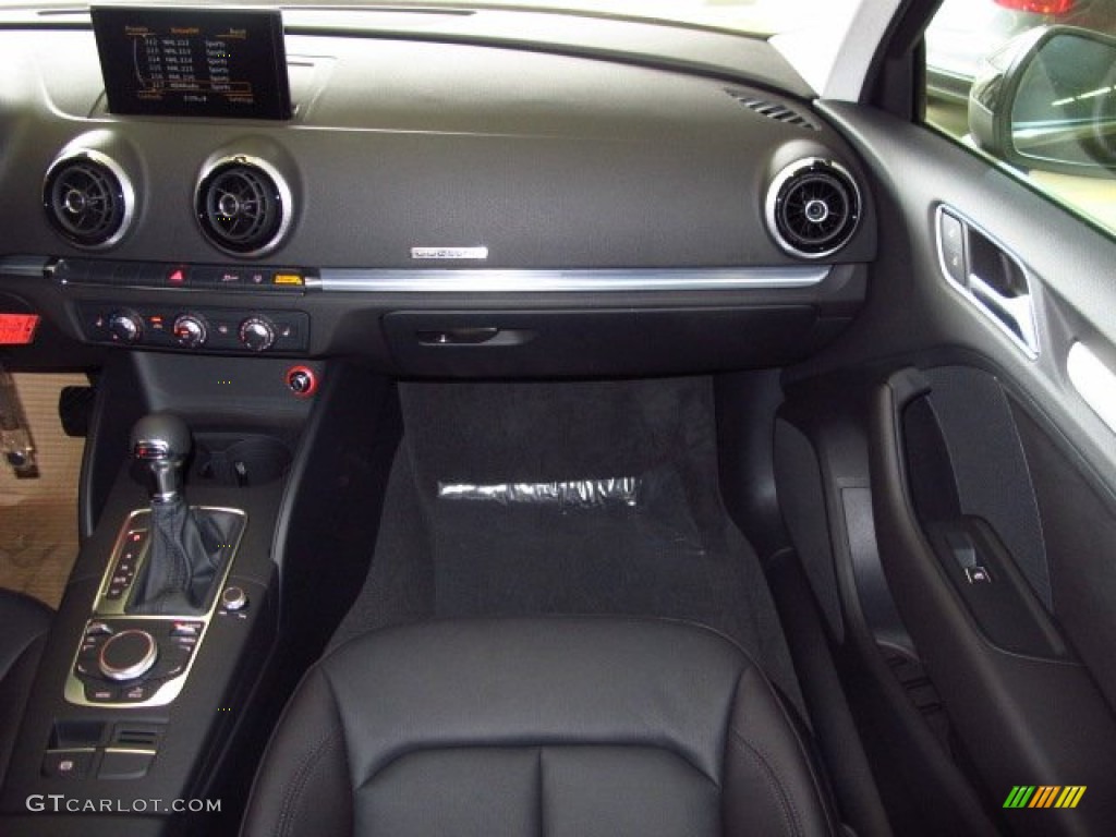 2015 Audi A3 2.0 Premium quattro Black Dashboard Photo #92122127