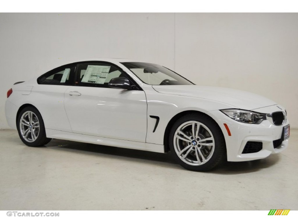 Alpine White 2014 BMW 4 Series 428i Coupe Exterior Photo #92122607
