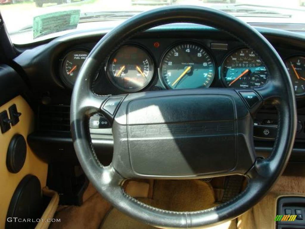1991 911 Carrera 4 Targa - Grand Prix White / Cashmere Beige photo #11