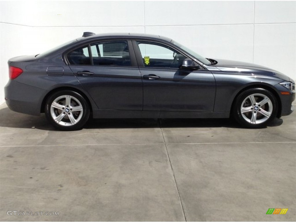 2014 3 Series 328i Sedan - Mineral Grey Metallic / Black photo #2