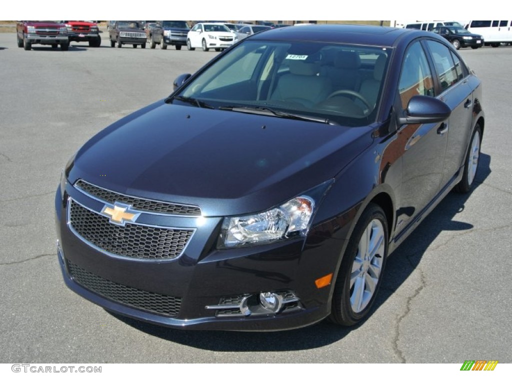 2014 Cruze LTZ - Blue Ray Metallic / Cocoa/Light Neutral photo #2