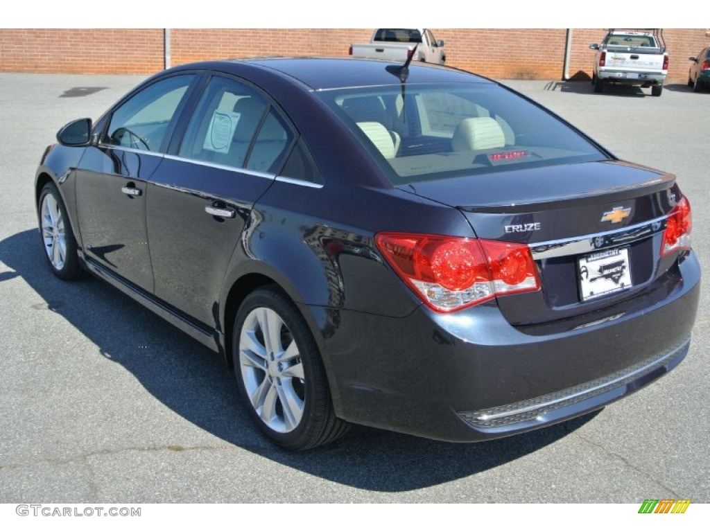 2014 Cruze LTZ - Blue Ray Metallic / Cocoa/Light Neutral photo #4