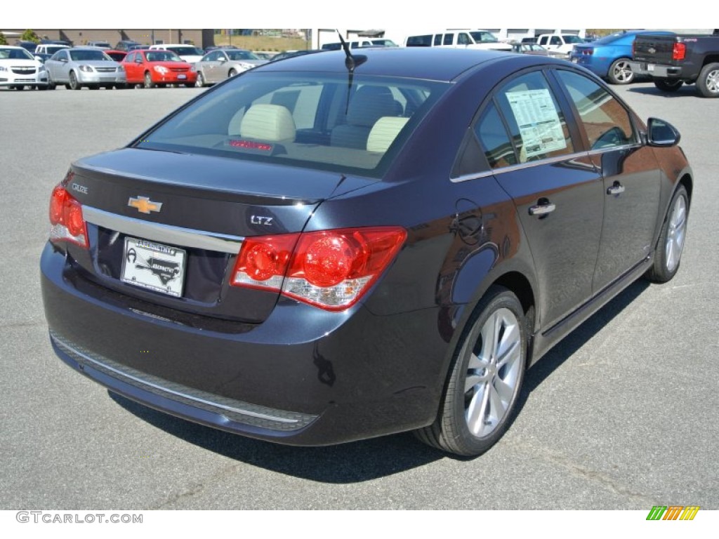 2014 Cruze LTZ - Blue Ray Metallic / Cocoa/Light Neutral photo #5