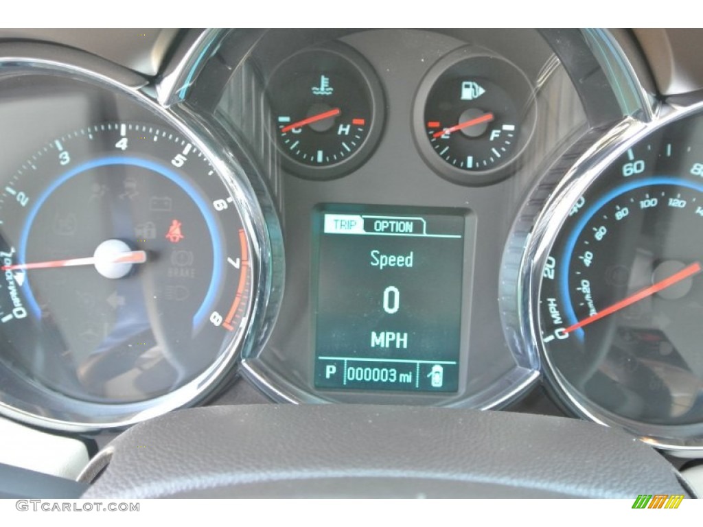 2014 Cruze LTZ - Blue Ray Metallic / Cocoa/Light Neutral photo #17