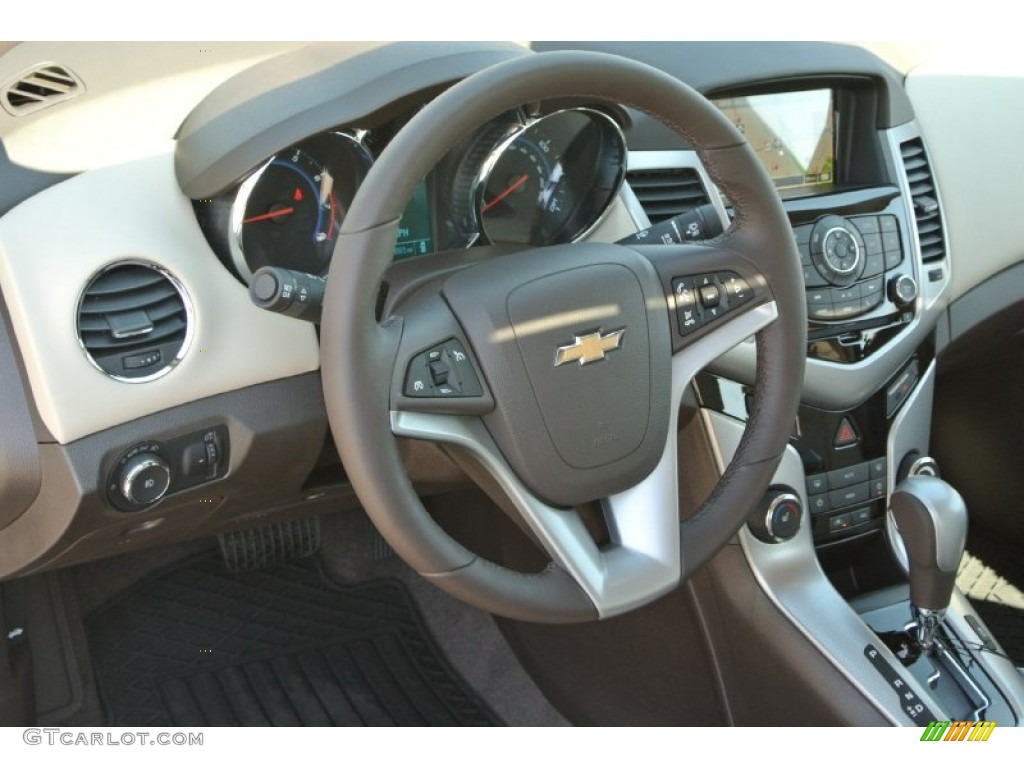 2014 Cruze LTZ - Blue Ray Metallic / Cocoa/Light Neutral photo #24