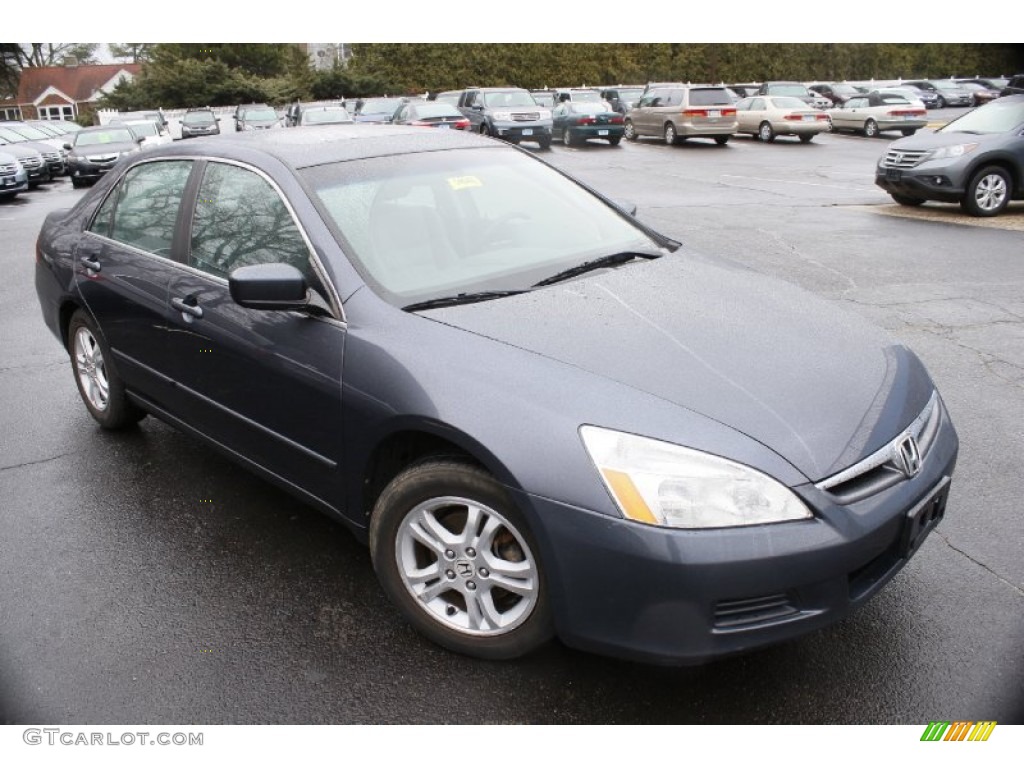 Graphite Pearl 2007 Honda Accord EX-L Sedan Exterior Photo #92124053