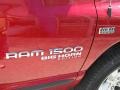 2006 Inferno Red Crystal Pearl Dodge Ram 1500 Big Horn Edition Quad Cab 4x4  photo #10