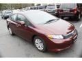 Crimson Pearl - Civic LX Sedan Photo No. 3