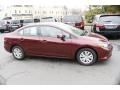 Crimson Pearl - Civic LX Sedan Photo No. 4