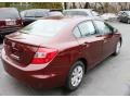 Crimson Pearl - Civic LX Sedan Photo No. 6