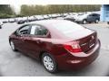 Crimson Pearl - Civic LX Sedan Photo No. 10