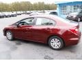 Crimson Pearl - Civic LX Sedan Photo No. 11