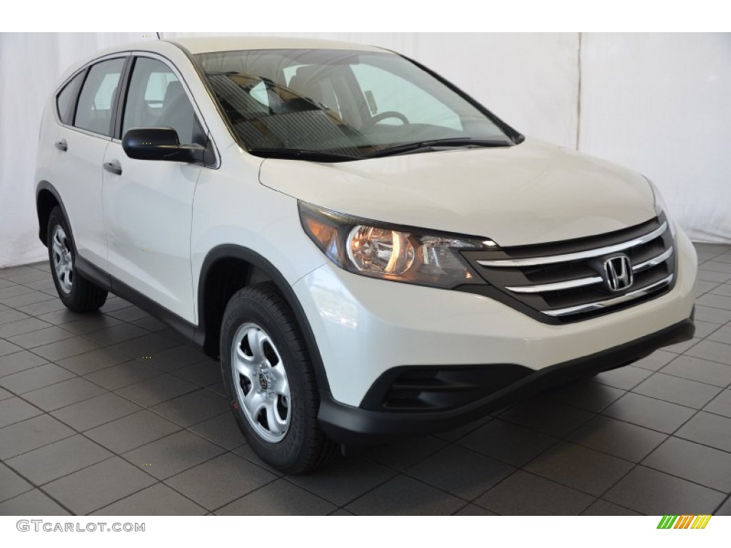 White Diamond Pearl Honda CR-V