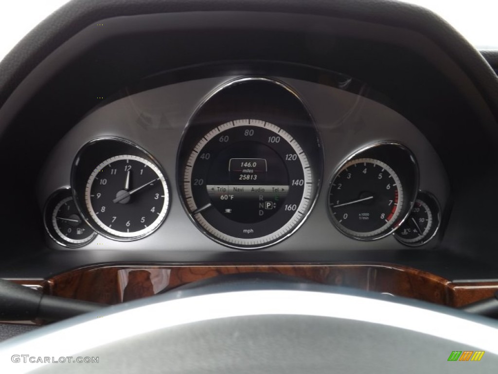 2013 Mercedes-Benz E 350 4Matic Sedan Gauges Photo #92126939