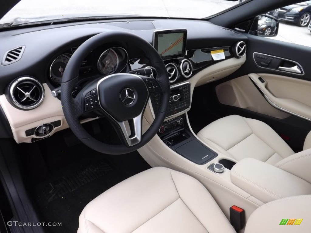 Beige Interior 2014 Mercedes-Benz CLA 250 4Matic Photo #92127335