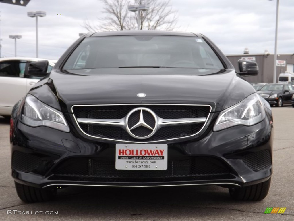 2014 E 350 4Matic Coupe - Black / Black photo #2