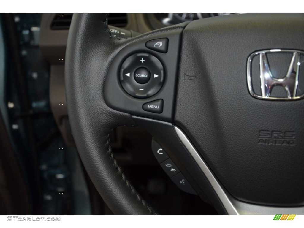 2014 CR-V EX-L - Mountain Air Metallic / Beige photo #22
