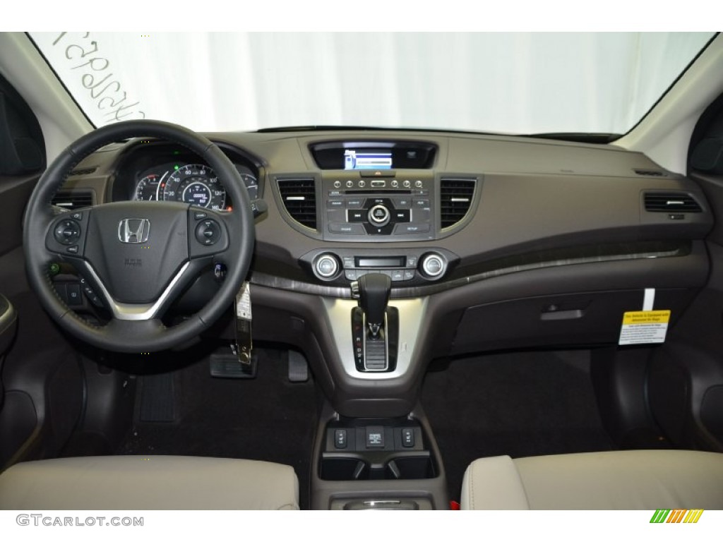 2014 CR-V EX-L - Mountain Air Metallic / Beige photo #27