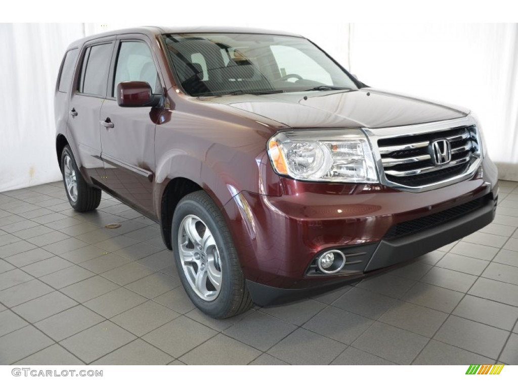 Dark Cherry Pearl Honda Pilot