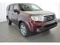 2014 Dark Cherry Pearl Honda Pilot EX-L  photo #1