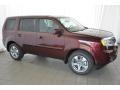 2014 Dark Cherry Pearl Honda Pilot EX-L  photo #4