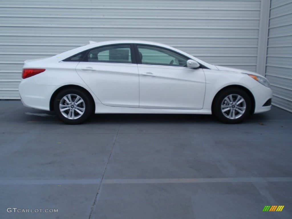 2014 Sonata GLS - Pearl White / Gray photo #3