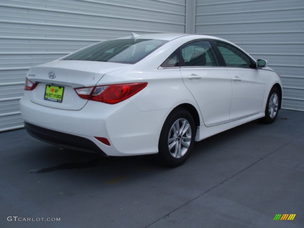 2014 Sonata GLS - Pearl White / Gray photo #4
