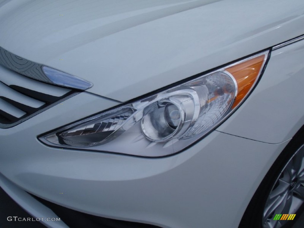 2014 Sonata GLS - Pearl White / Gray photo #9