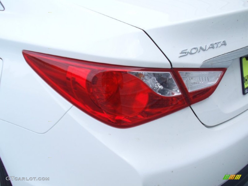 2014 Sonata GLS - Pearl White / Gray photo #12