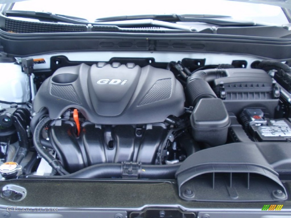 2014 Sonata GLS - Pearl White / Gray photo #14