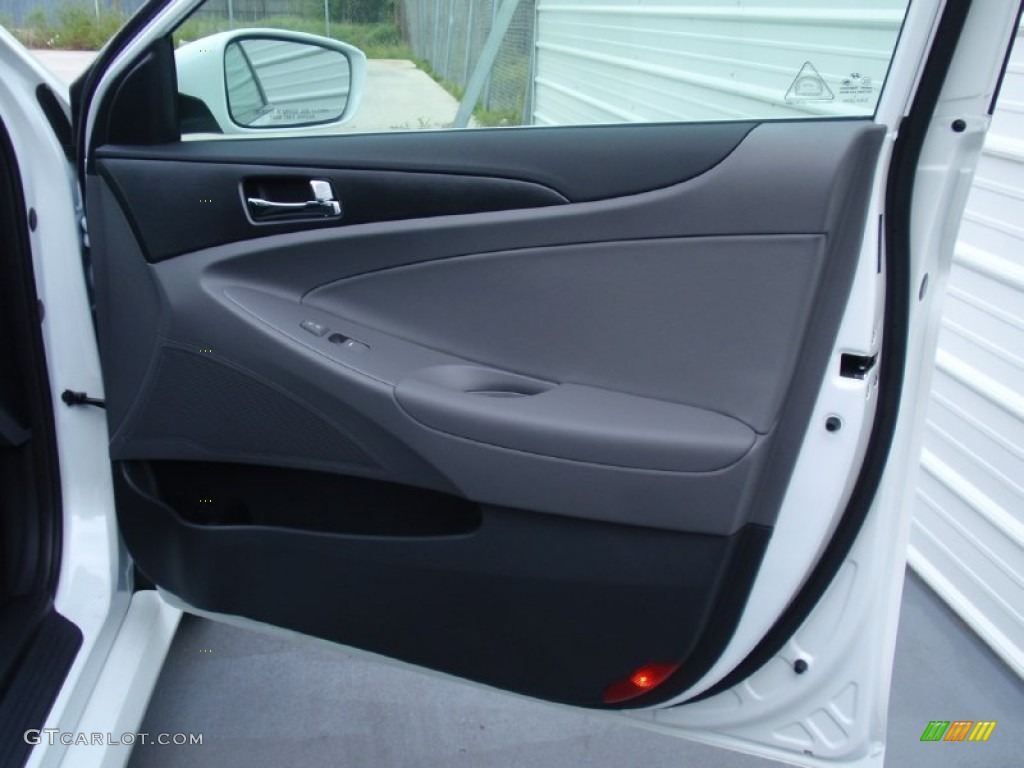2014 Sonata GLS - Pearl White / Gray photo #15