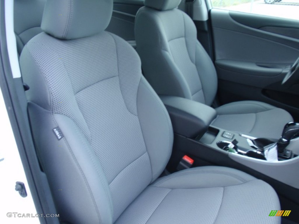 2014 Sonata GLS - Pearl White / Gray photo #17