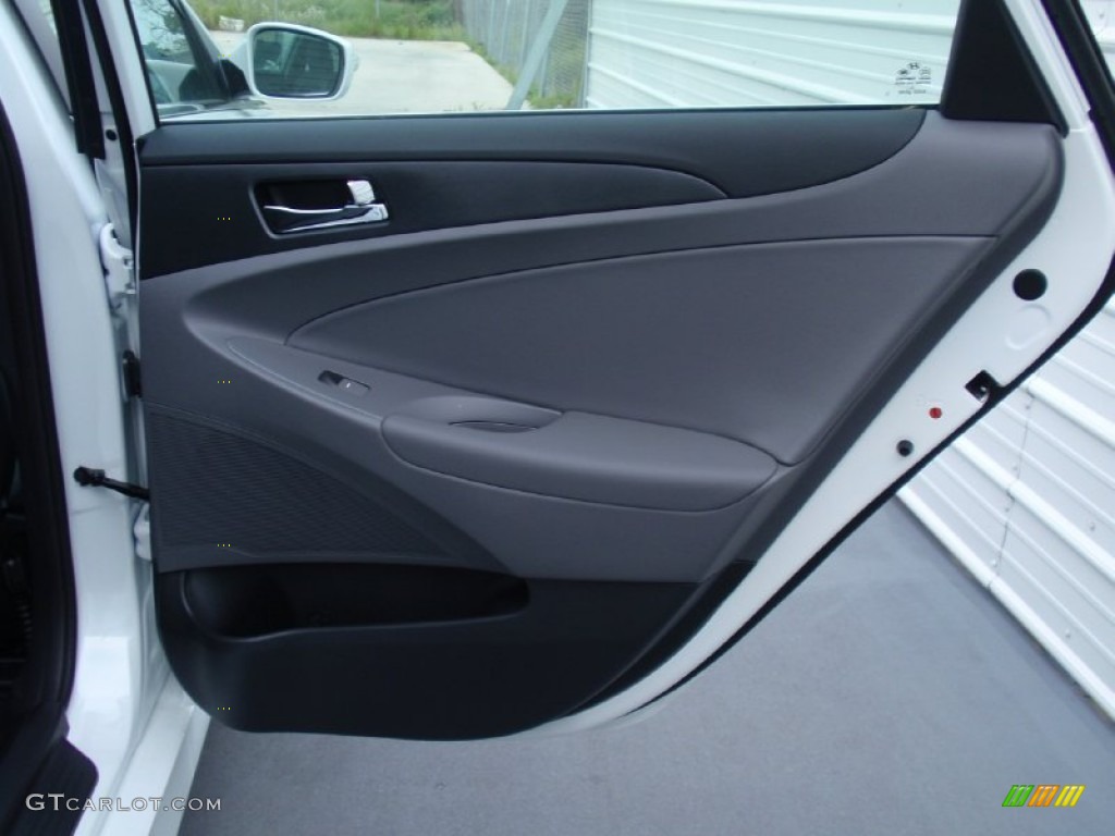 2014 Sonata GLS - Pearl White / Gray photo #18