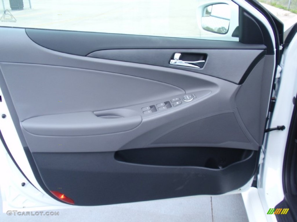 2014 Sonata GLS - Pearl White / Gray photo #21