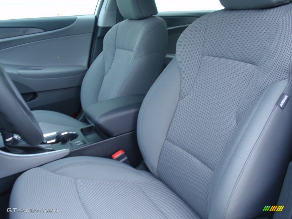 2014 Sonata GLS - Pearl White / Gray photo #24