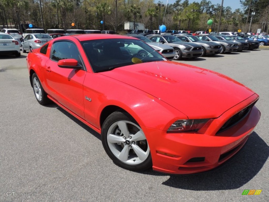 2013 Mustang GT Coupe - Race Red / Charcoal Black photo #1