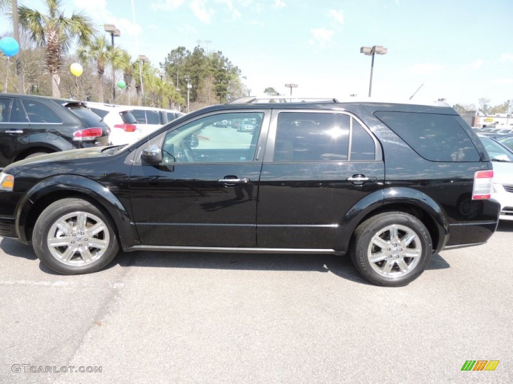 2008 Taurus X Limited - Black / Medium Light Stone photo #2
