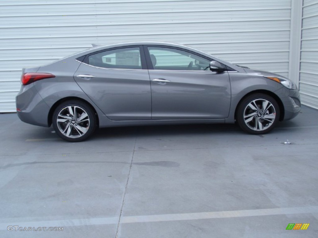 2014 Elantra Limited Sedan - Gray / Gray photo #3